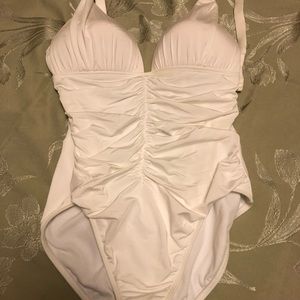 White One Piece Swimsuit - XL
